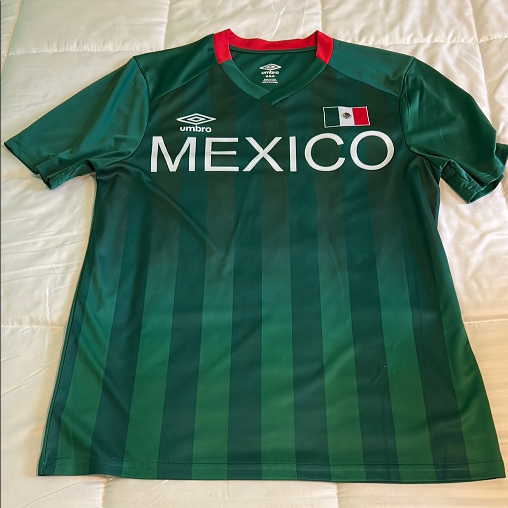 Umbro Mexico Green Soccer Jersey
